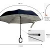 24 inch invertible umbrella
