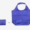zipped foldable shopping bag