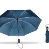 21 inch tri fold auto umbrella with pouch