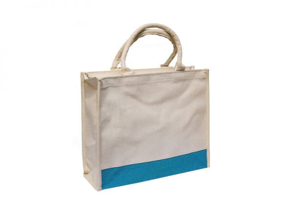 VALEN Zipped Laminated Canvas Bag