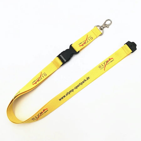 CUSTOM 20 mm Sublimation Lanyard With Buckle & Safety Clip