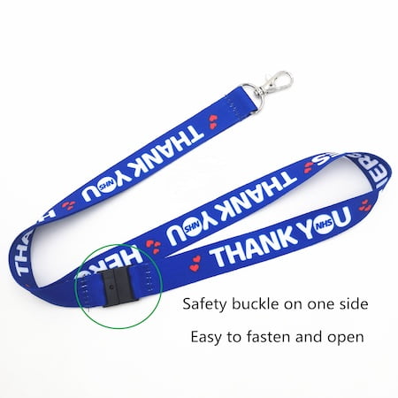 CUSTOM 20 mm Sublimation Lanyard With Safety Clip