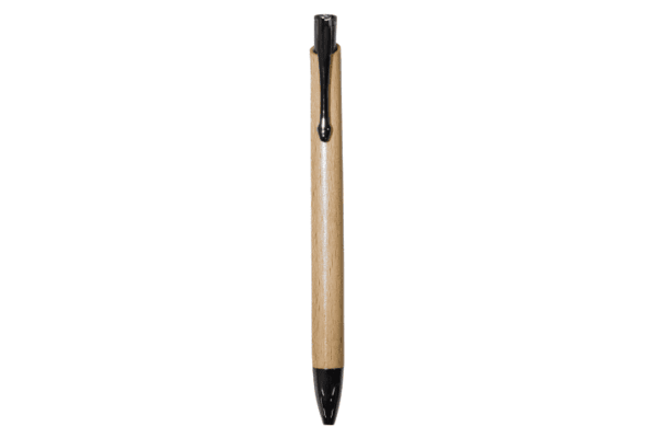 CLAYLIE Wooden Black Ink Ball Pen